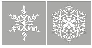 Oversize Snowflake Stencil