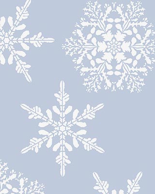 Oversize Snowflake Stencil