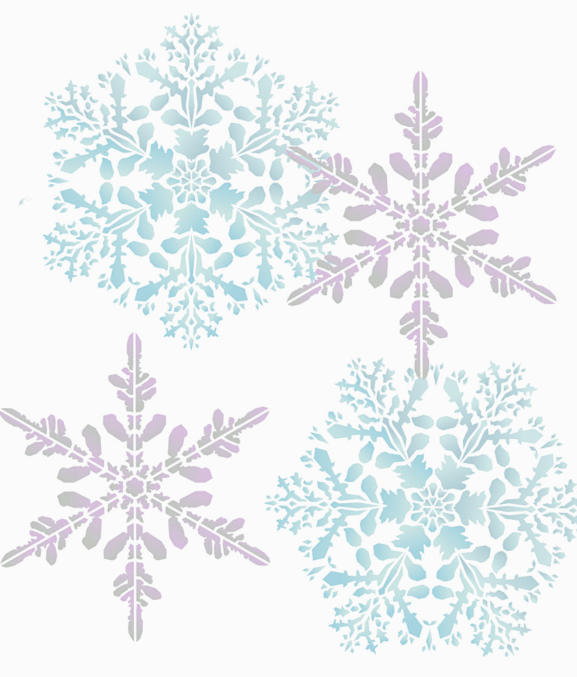 Oversize Snowflake Stencil