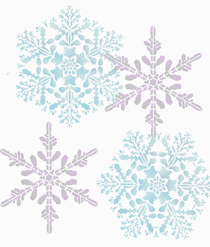 Oversize Snowflake Stencil