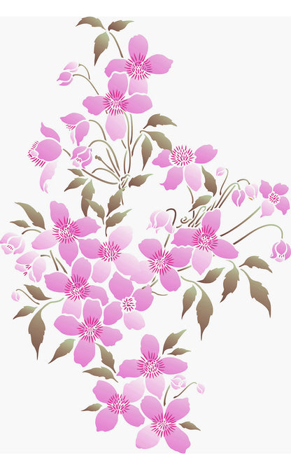 Oversize Montana Clematis Theme Pack