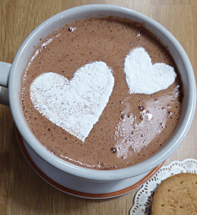 Cappuccino Heart Stencil