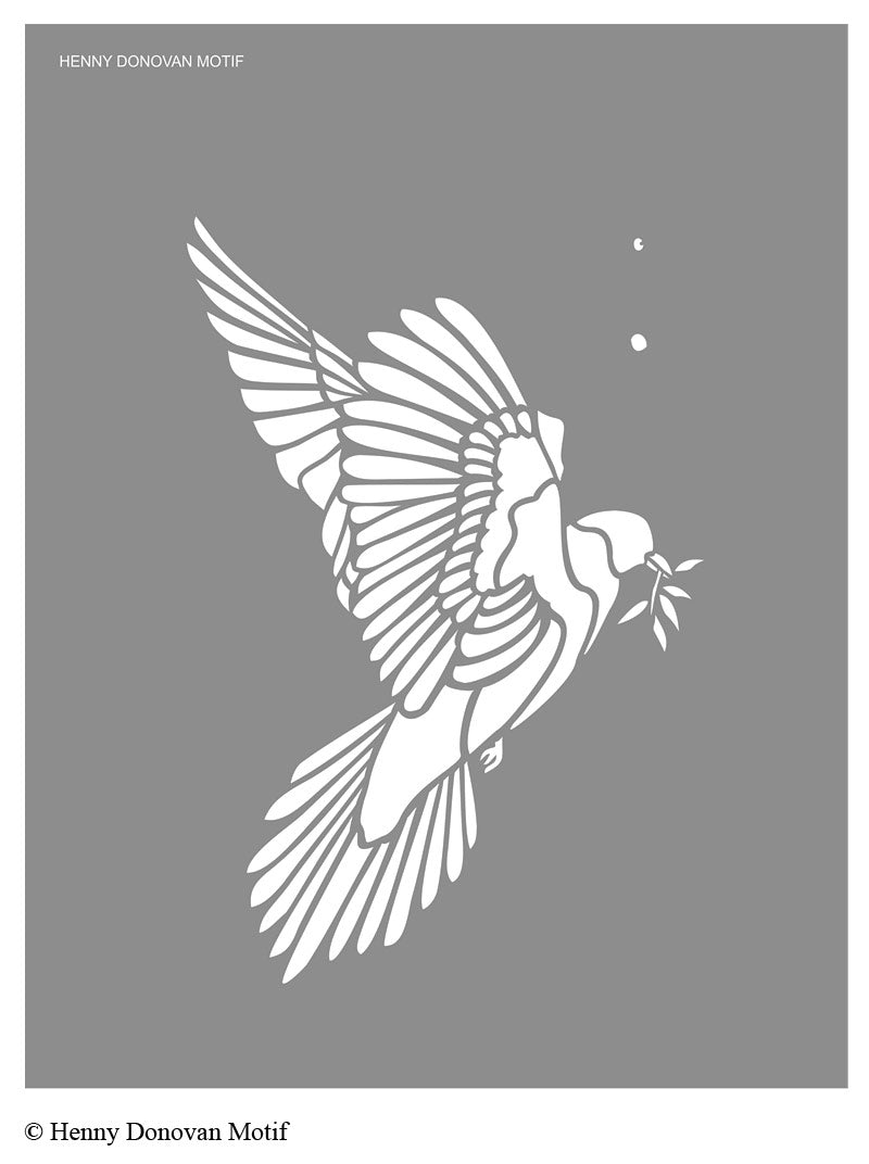 Peace Dove Stencil