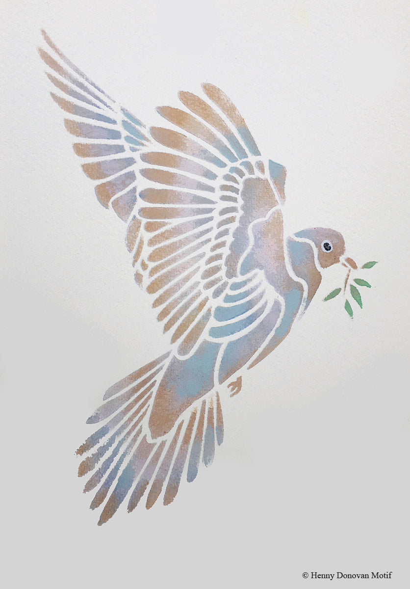 Peace Dove Stencil