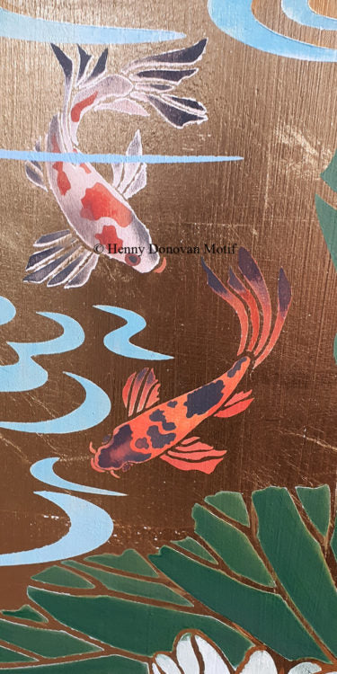 Little Japanese Koi Stencil