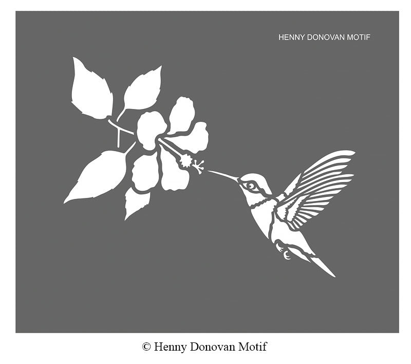 Little Hummingbird Stencil