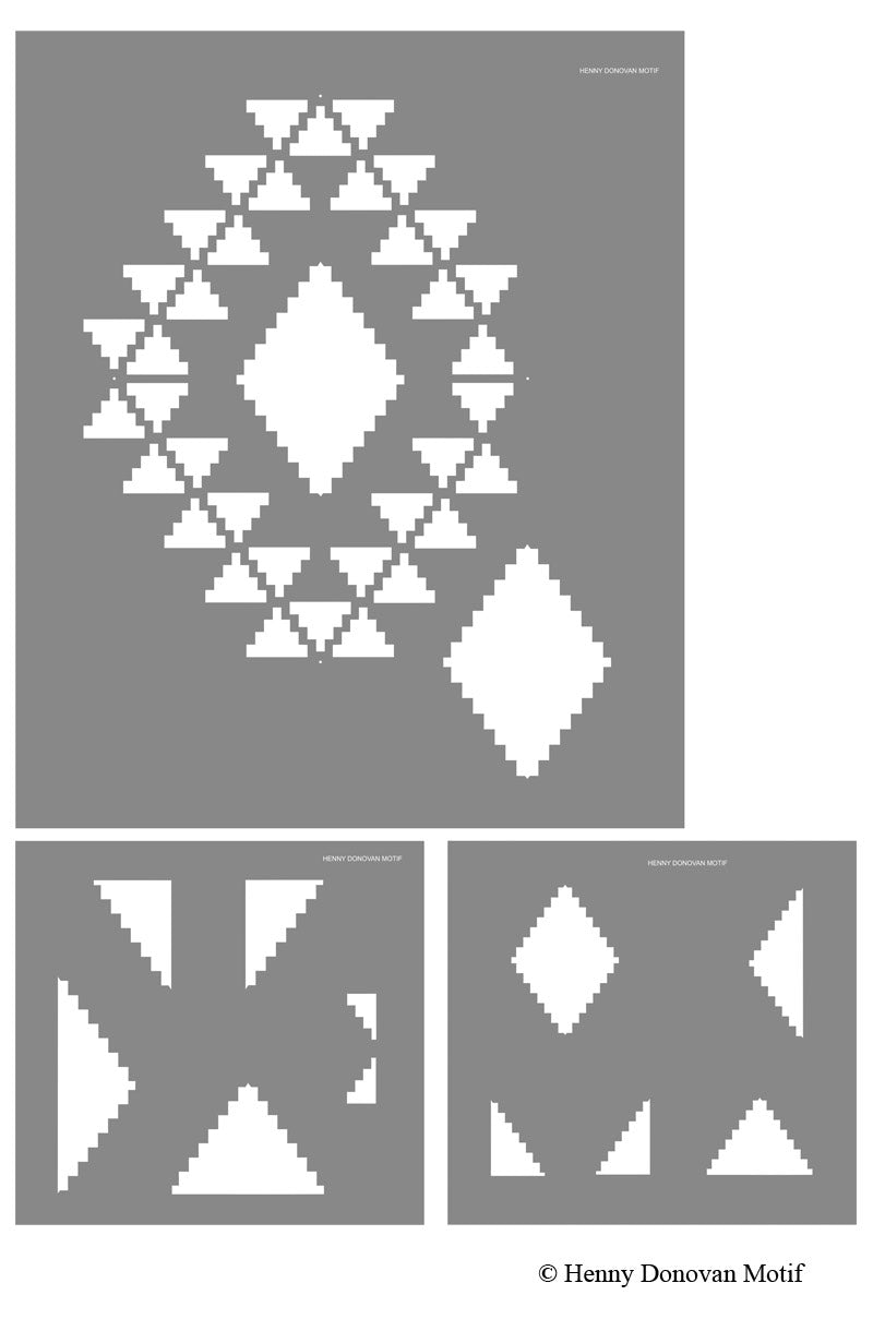 Navajo Weaver's Repeat Stencil