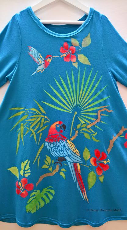 Tropical Parrot Theme Pack Stencil