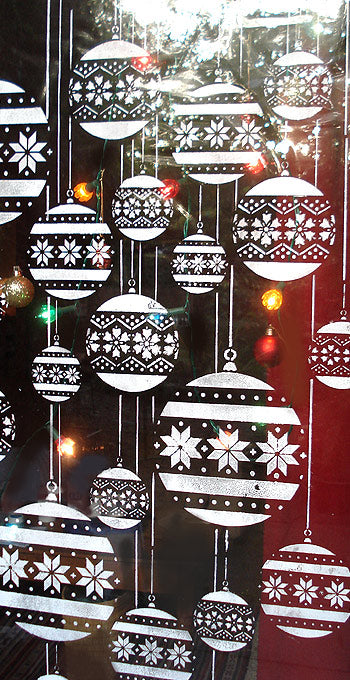 Christmas Bauble Theme Pack Stencil