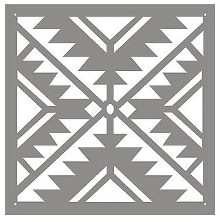 Navajo Blackrock Motif Stencil