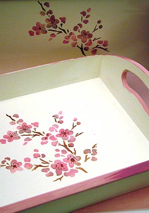 Small Blossom Clusters Stencil