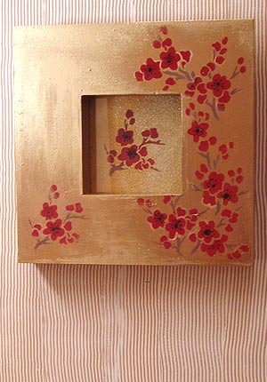 Small Blossom Sprigs Stencil