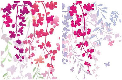 Flower Silhouettes Theme Pack Stencil