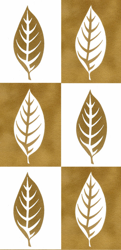 Buckthorn Leaf Stencil