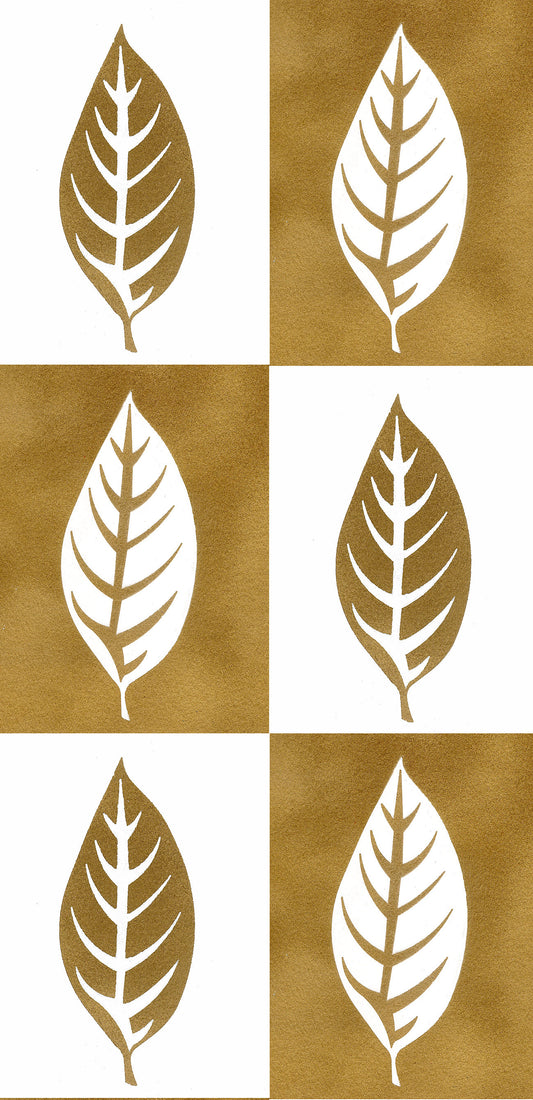 Buckthorn Leaf Stencil