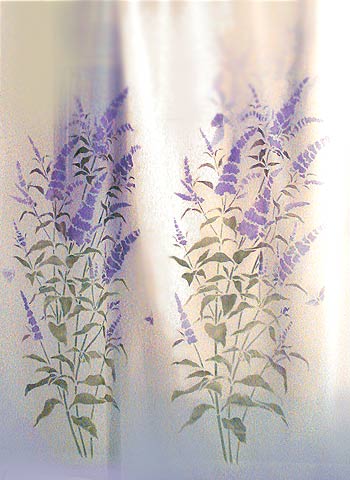 Buddleia Butterfly Bush Stencil