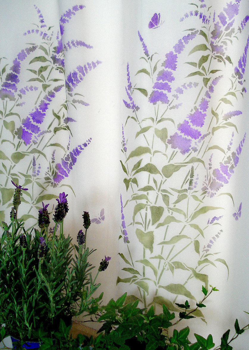 Buddleia Butterfly Bush Stencil