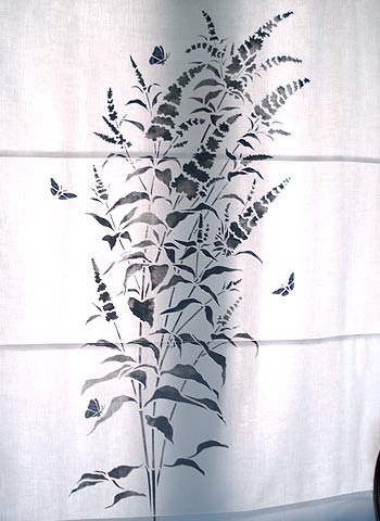 Buddleia Butterfly Bush Stencil