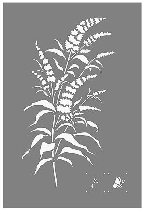 Little Buddleia Stencil