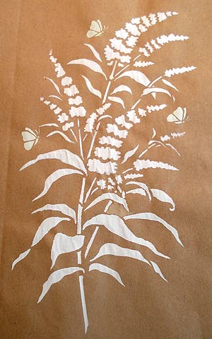 Little Buddleia Stencil