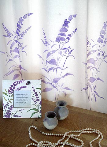 Buddleia Stem Stencil