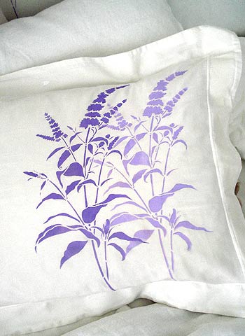 Buddleia Stem Stencil