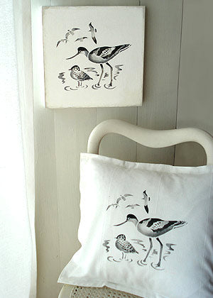 Coastal Birds Stencil 1