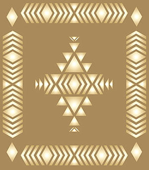 Navajo Chevron Stencil