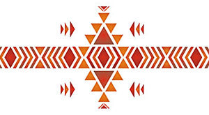 Navajo Chevron Stencil