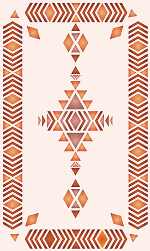 Navajo Chevron Stencil