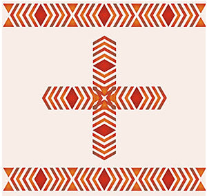 Navajo Chevron Stencil