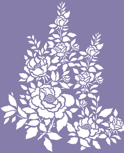 China Rose Theme Pack Stencil