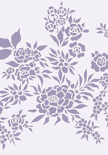 Chinese Flowers Theme Pack Stencil