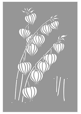 Little Chinese Lantern Stencil