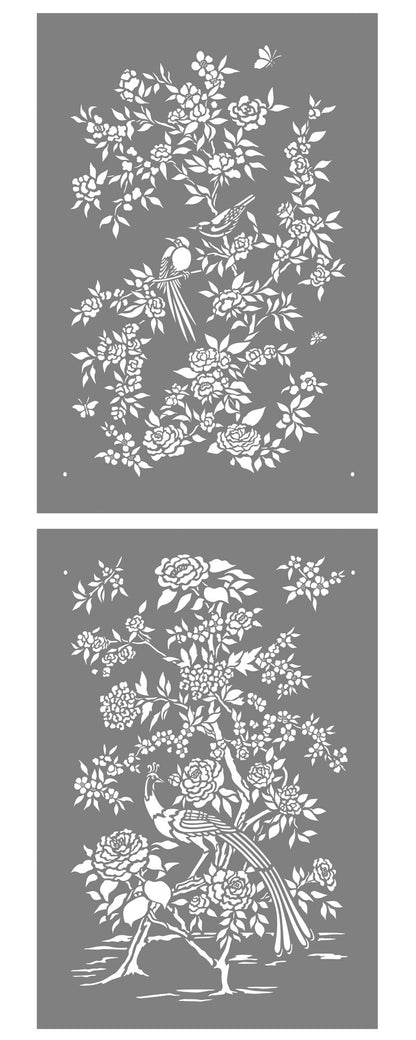 Chinoiserie Stencil 1 and 2