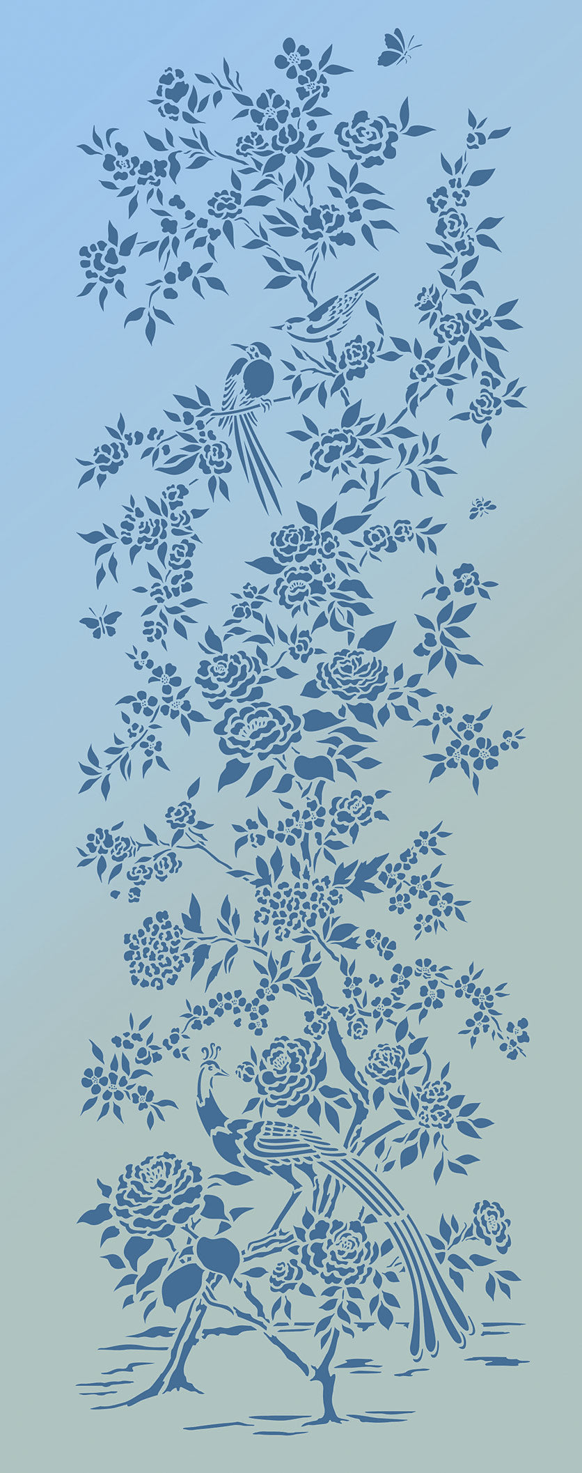 Small Chinoiserie Stencil 2