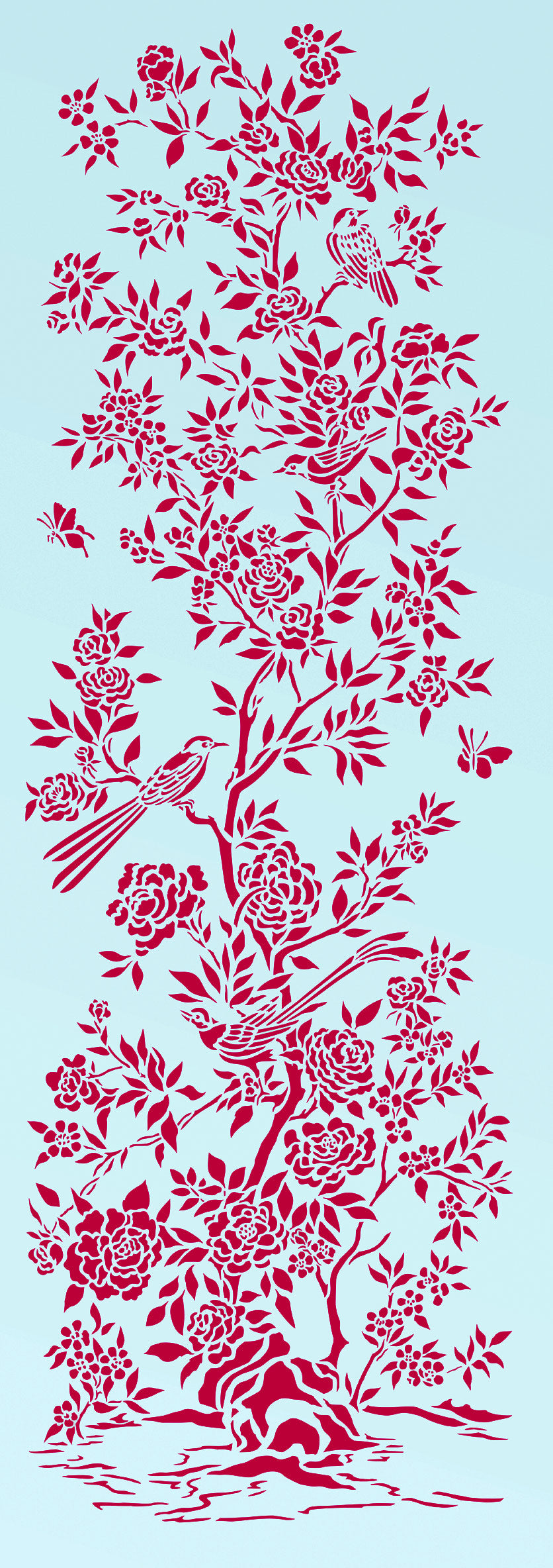 Small Chinoiserie Stencil 1