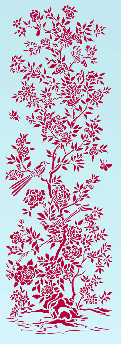 Small Chinoiserie Stencil 1