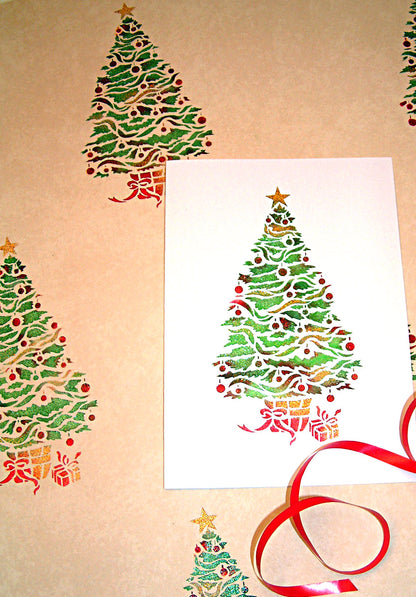 Small Christmas Tree Stencil