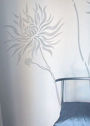 Chrysanthemum Flower Stencil 2