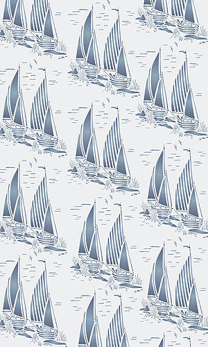 Toile Sail Boats Stencil