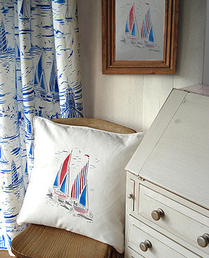 Toile Sail Boats Stencil