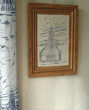 Toile Lighthouse Stencil