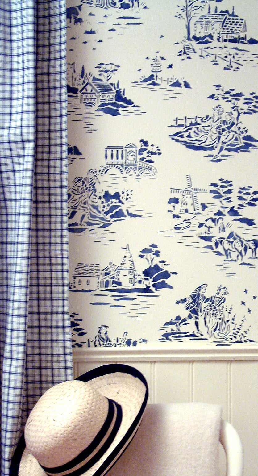 Countryside Toile Stencil