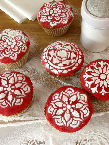 Cupcake and Cookie Stencil