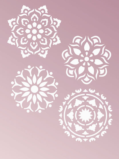 Cupcake and Cookie Stencil