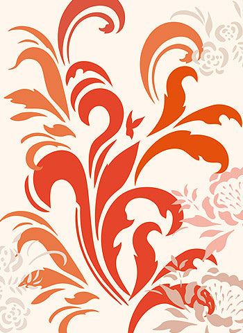 Damask Acanthus Swirls Stencil