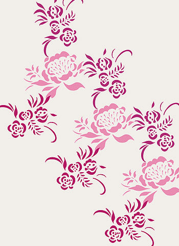 Damask Acanthus Swirls Stencil