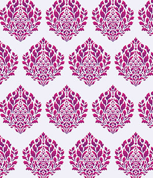 Damask Coeur de Lys Stencil