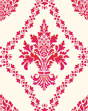 Damask Fleur de Lys Stencil